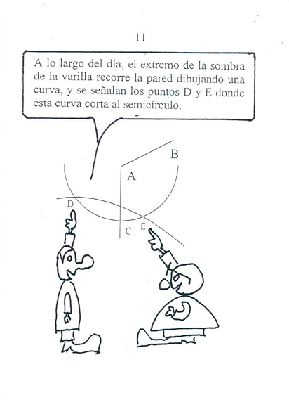 Trazar reloj vertical declinante, página 11