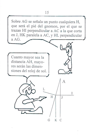 Trazar reloj vertical declinante, página 15