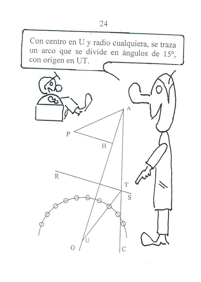 Trazar reloj vertical declinante, página 24