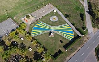 Parque solar didáctico de Castropodame (León, ES), cuadrante de 400 m²